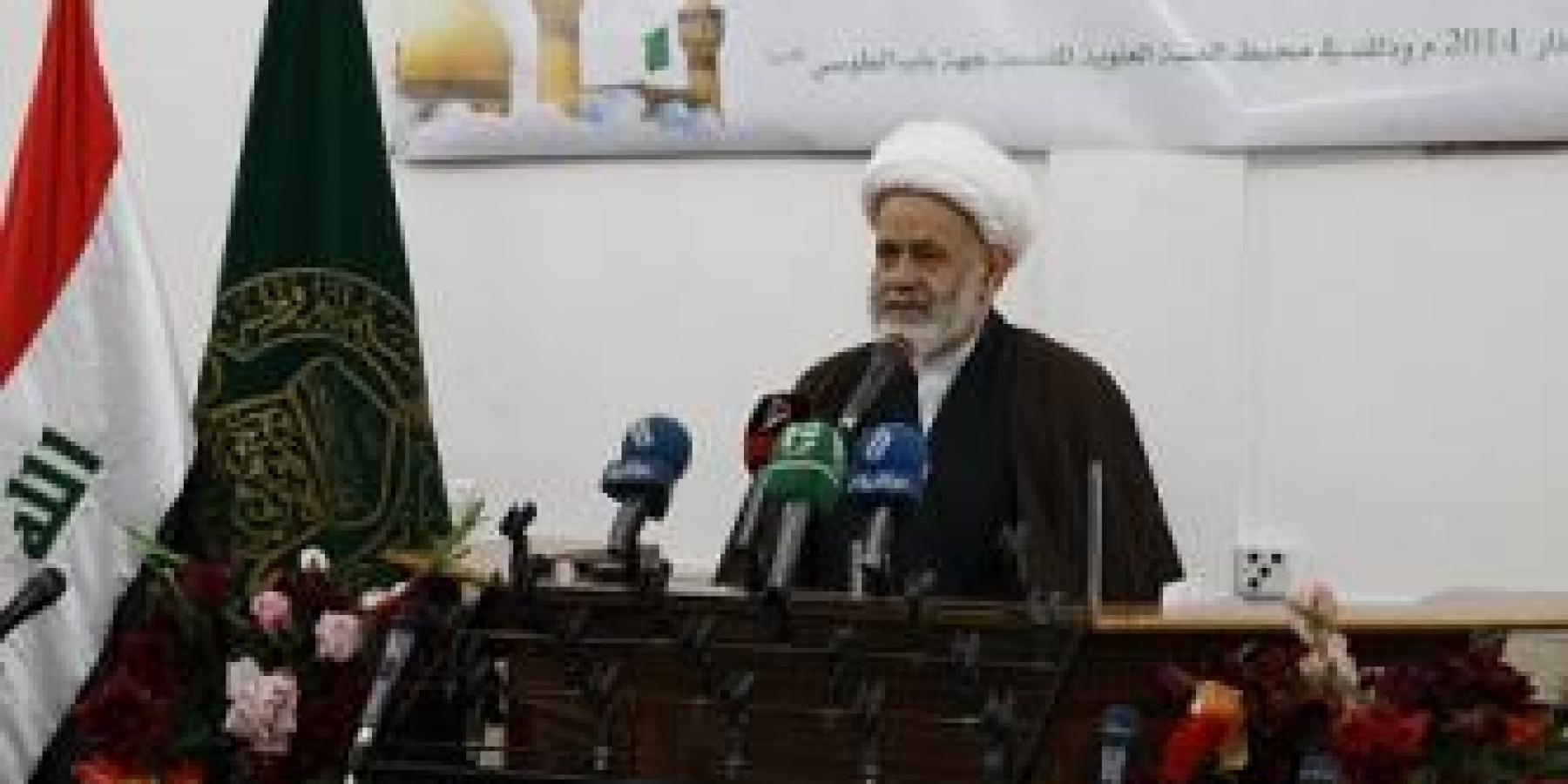الأمين العام للعتبة العلوية المقدسة : فعاليات معرض الكتاب الدولي للعام القادم ستقام تزامنا مع ذكرى مرور 14 قرناً لإتخاذ أمير المؤمنين عليه السلام الكوفة عاصمة للدولة الاسلامية