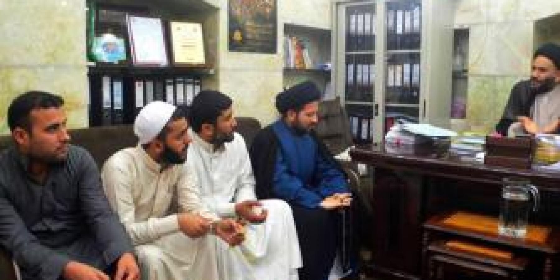 دار القرآن الكريم تستقبل وفداً من مركز الإمام الحسن القرآني في محافظة البصرة