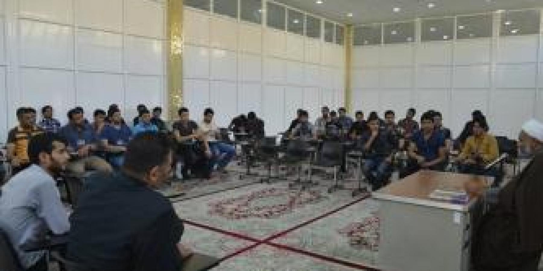 العتبة العلوية المقدسة تستقبل الوفد الرسالي الطلابي السادس من جامعة واسط