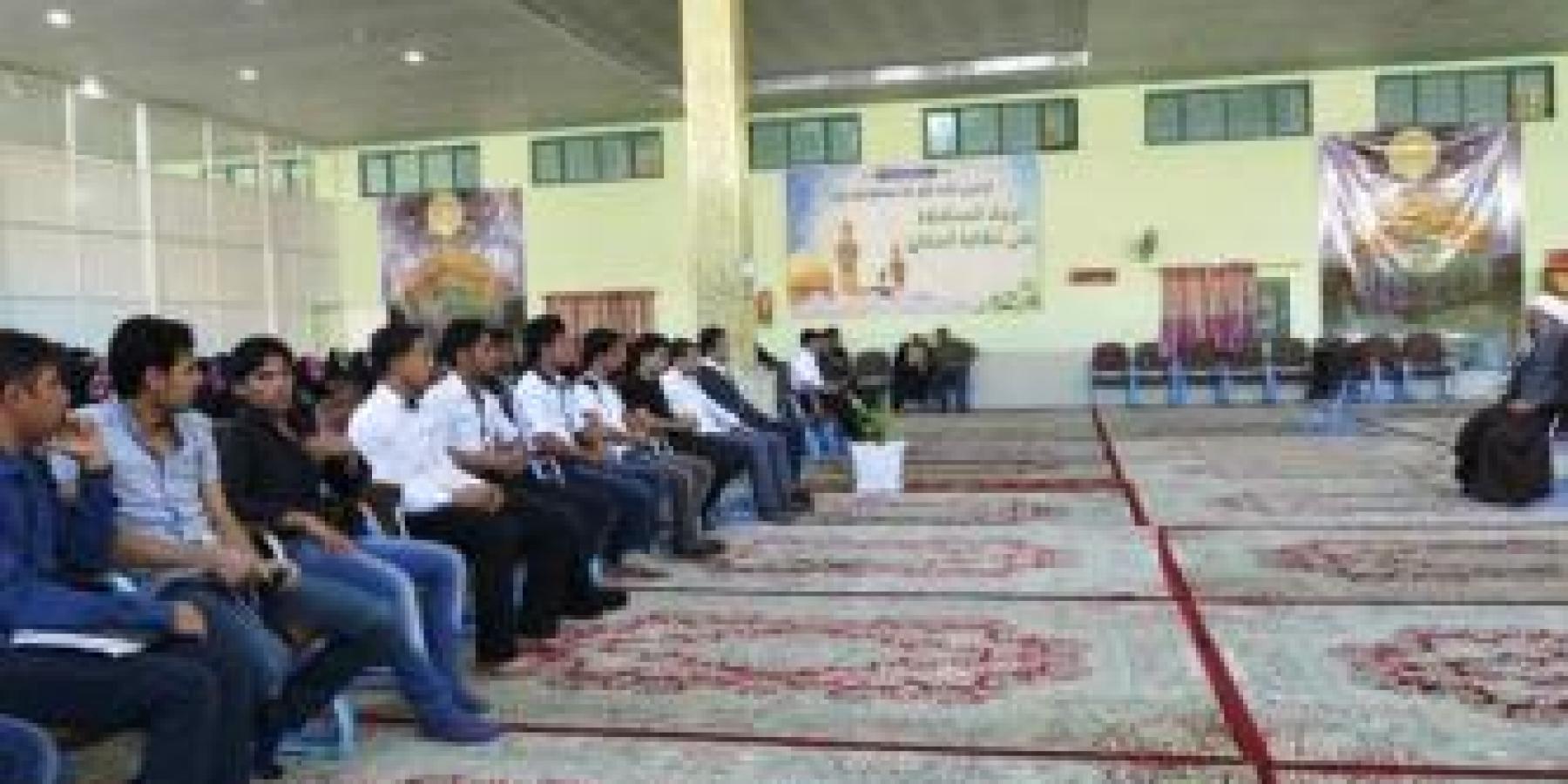 طلبة جامعة الكوفة في ضيافة العتبة العلوية المقدسة