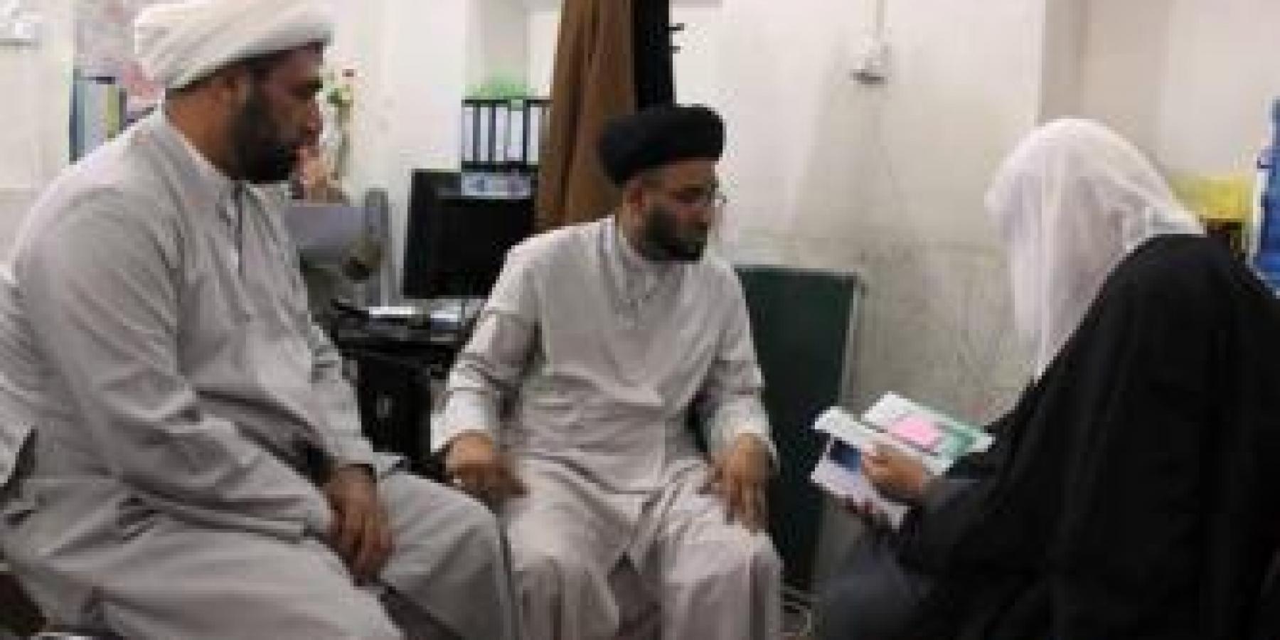 شعبة التواصل الخارجي في العتبة العلوية المقدسة تستضيف الخطيب الشيخ أبو زيد الحمدي من أستراليا