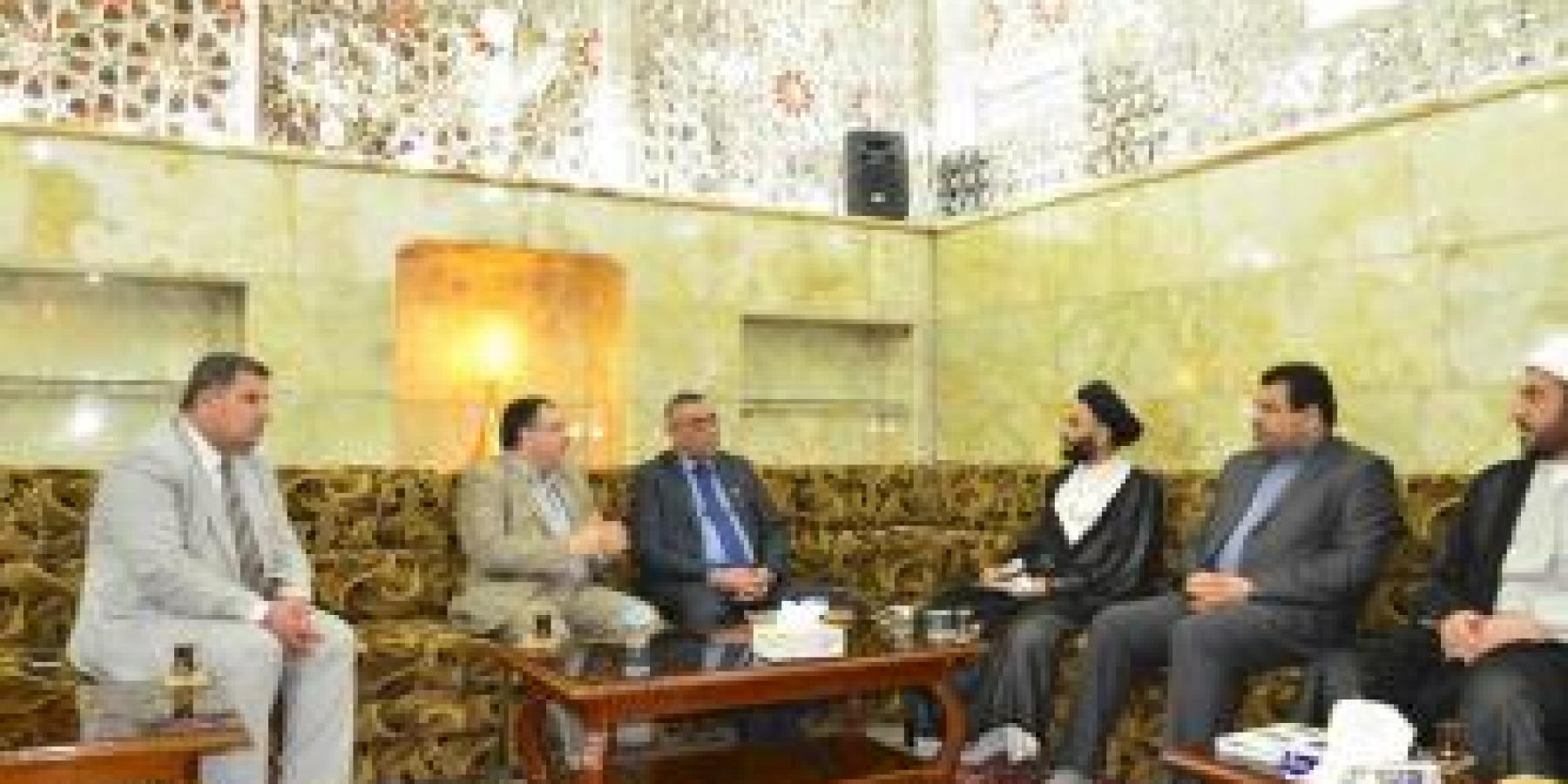 العتبة العلوية المقدسة تناقش آفاق التعاون التخصصي مع وزارة التربية