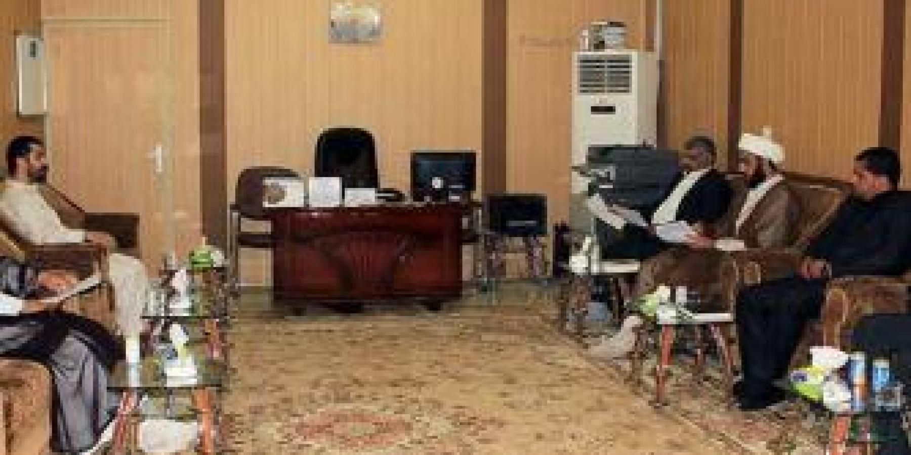 مسؤولو العتبتين العلوية والحسينية المقدستين يناقشون العمل المشترك الخاص بفعاليات شهر شعبان الخير