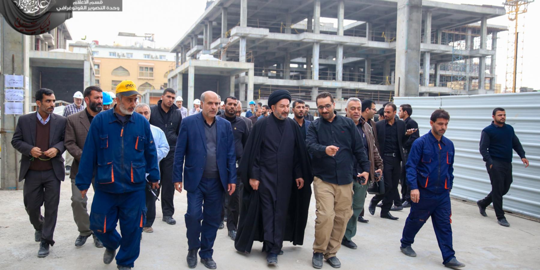 الأمين العام للعتبة العلوية المقدسة : استمرار العمل في مشروع صحن فاطمة (عليها السلام) رغم الانشغال بضيافة زائري أبي عبد الله الحسين ( عليه السلام)
