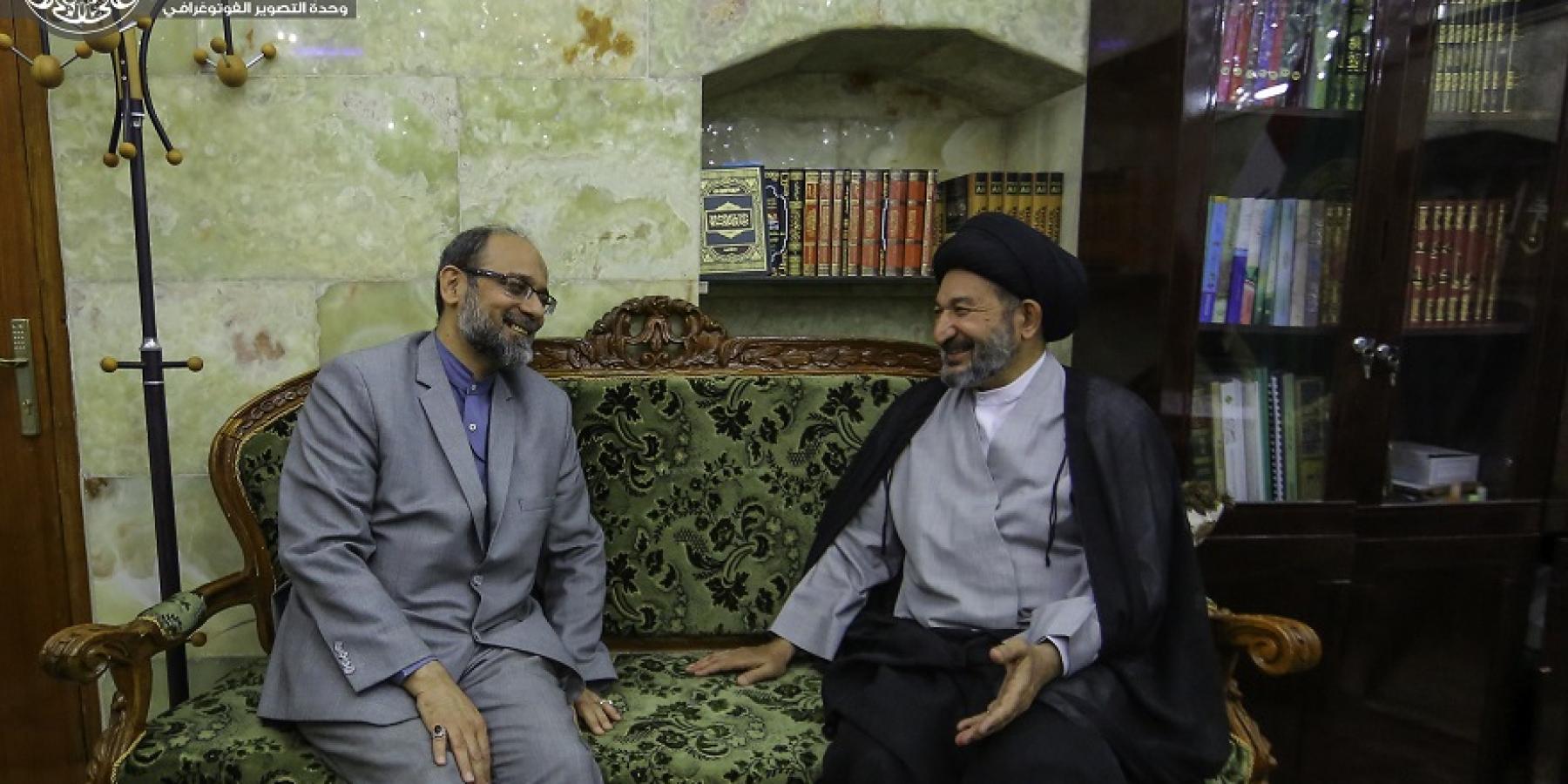 الأمين العام للعتبة العلوية المقدسة يستقبل القنصل الإيراني في النجف الأشرف