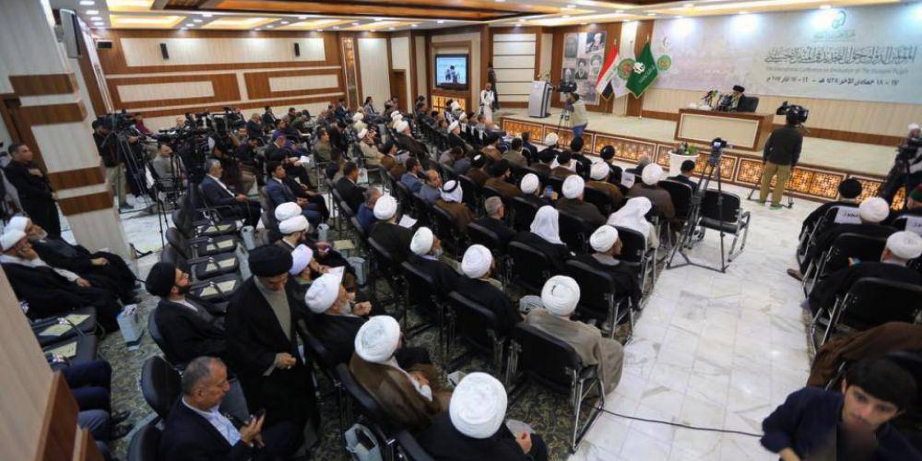 قسم الشؤون الدينية في العتبة العلوية يشارك في أعمال المؤتمر الدولي حول التجديد في المنبر الحسيني