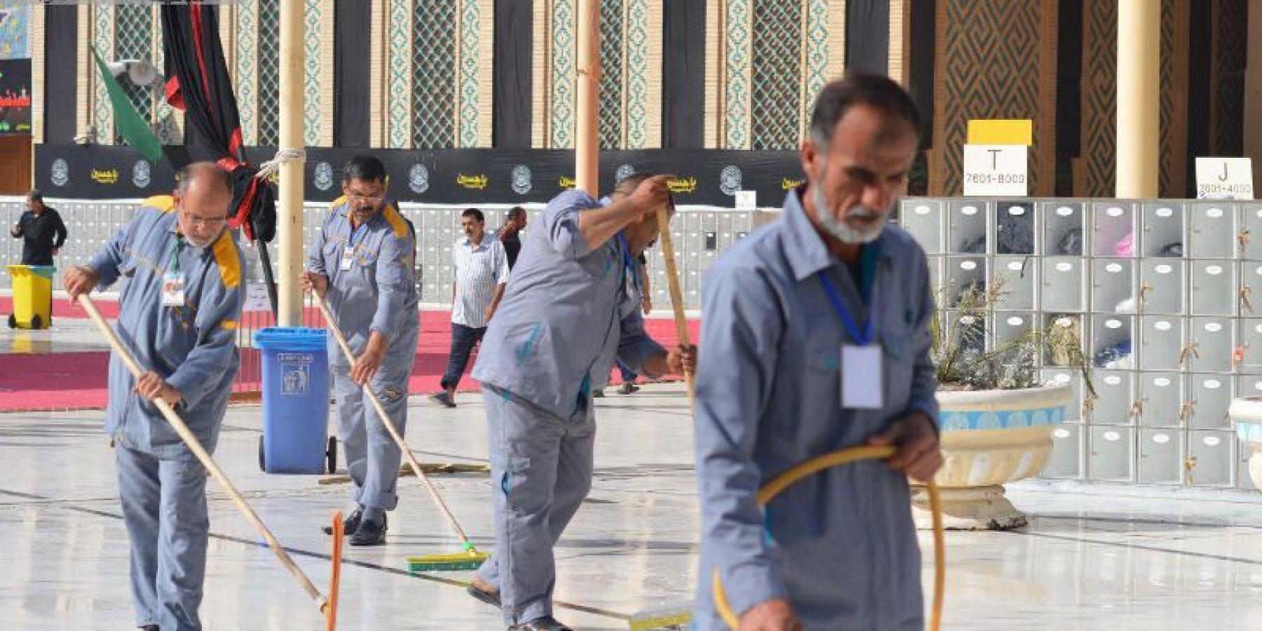 رفد أقسام العتبة العلوية بأكثر من ألف متطوع لخدمة الزائرين في عيد الغدير الأغر