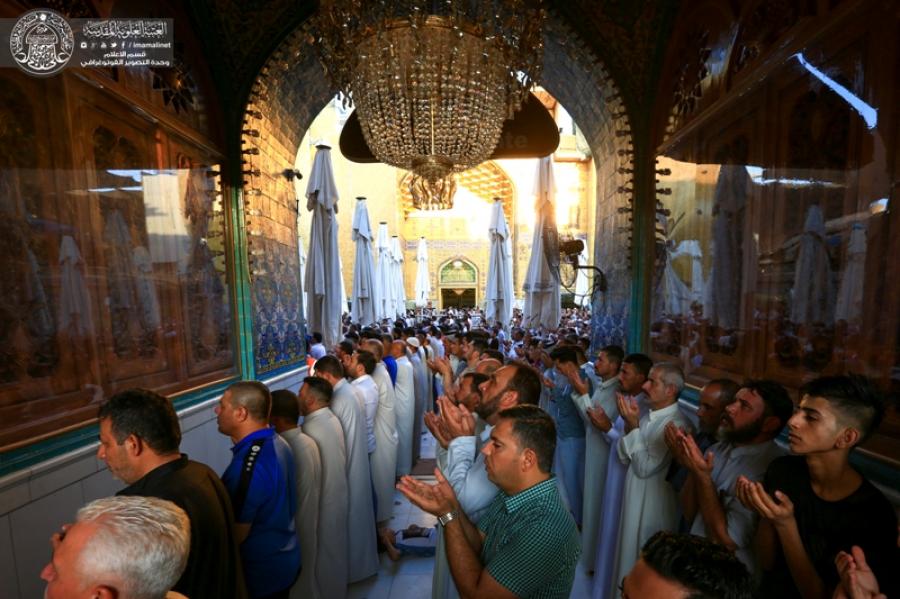 In Pictures…Performing the Eid Prayer in the Imam Ali (PBUH) Holy Shrine