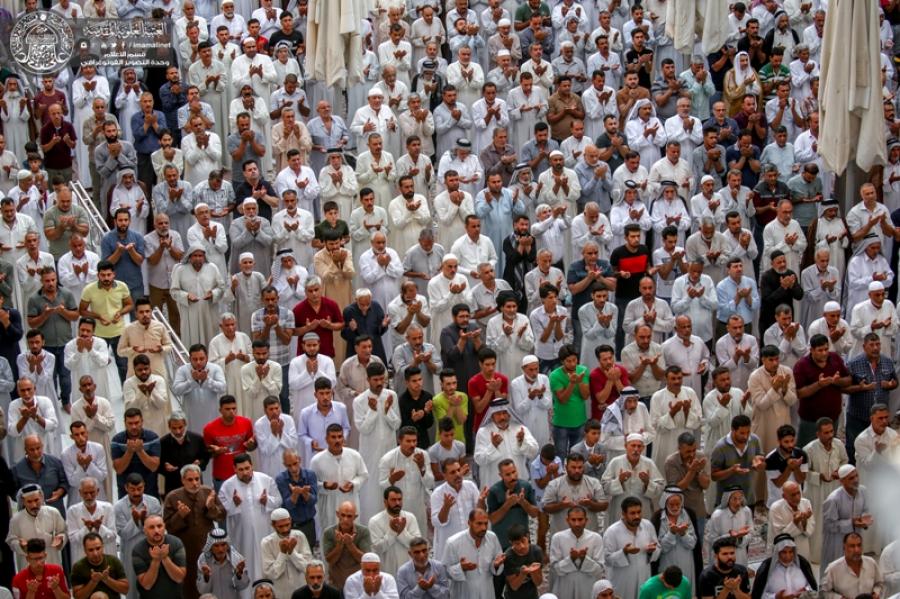 In Pictures…Performing the Eid Prayer in the Imam Ali (PBUH) Holy Shrine