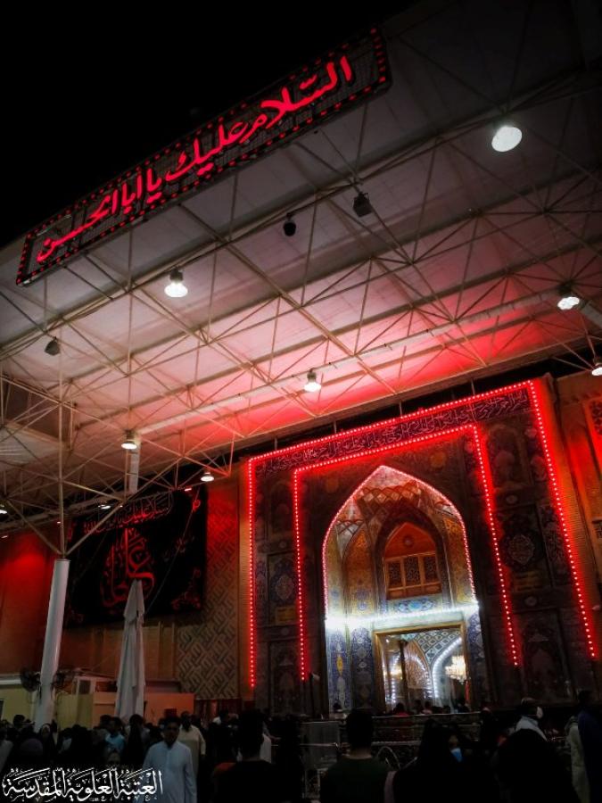 نشر معالم الحزن في رحاب مرقد أمير المؤمنين (ع) لإحياء ذكرى شهادته الأليمة + صور
