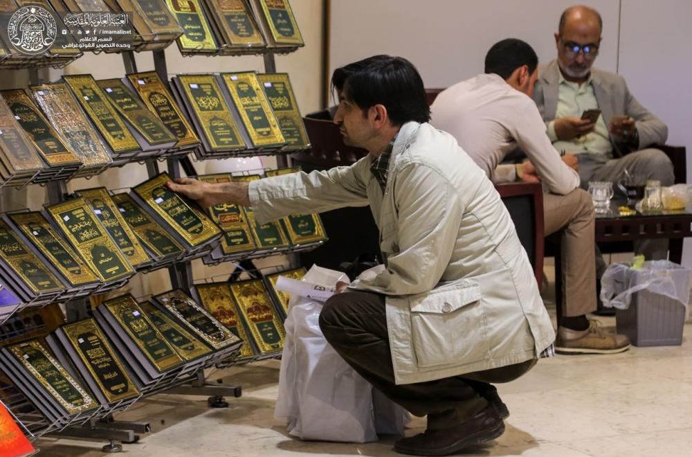 نجاح متواصل لجناح العتبة العلوية المقدسة في معرض طهران الدولي للكتاب 