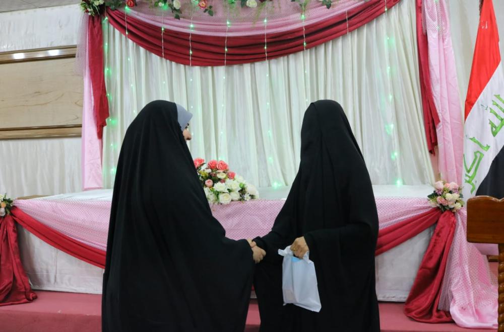 القسم النسوي في العتبة العلوية المقدسة يقيم حفلاً مركزياً إحياءً لذكرى مولد الامام الحسن (عليه السلام)
