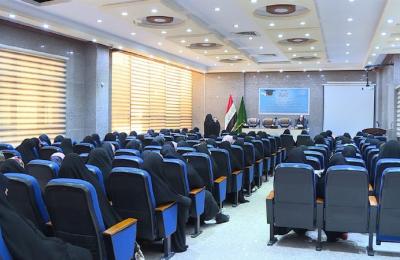 قسم الشؤون الدينية والفكرية النسوي يقيم محفلاً قرآنيا لطالبات جامعة الكوفة