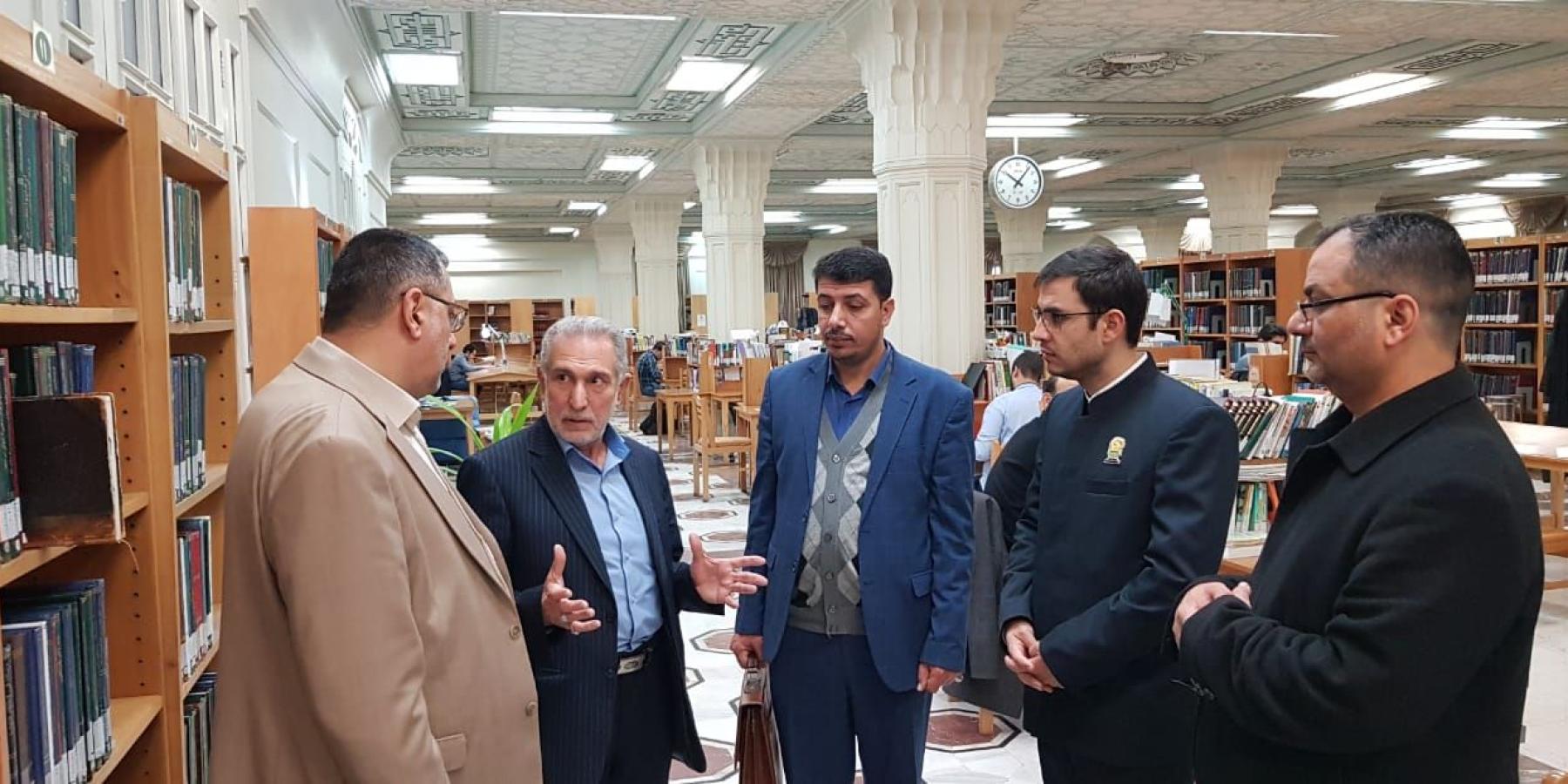 وفد مكتبة الروضة الحيدرية يزور عددا من المكتبات المهمة في الجمهورية الإسلامية الإيرانية