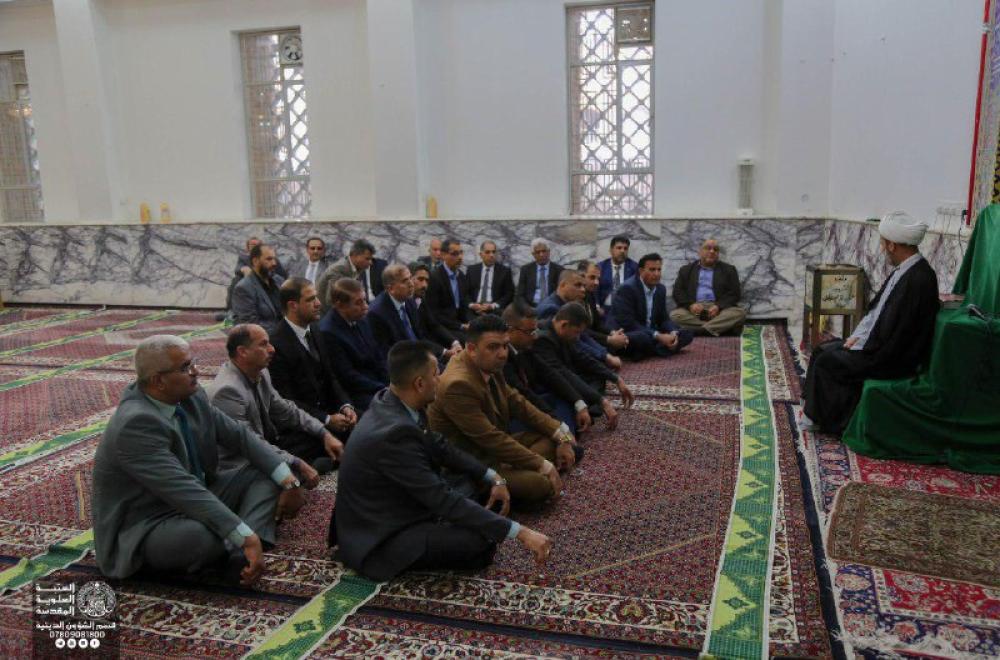 قسم الشؤون الدينية يستضيف أساتذة وتربويي العاصمة بغداد في العتبة العلوية المقدسة