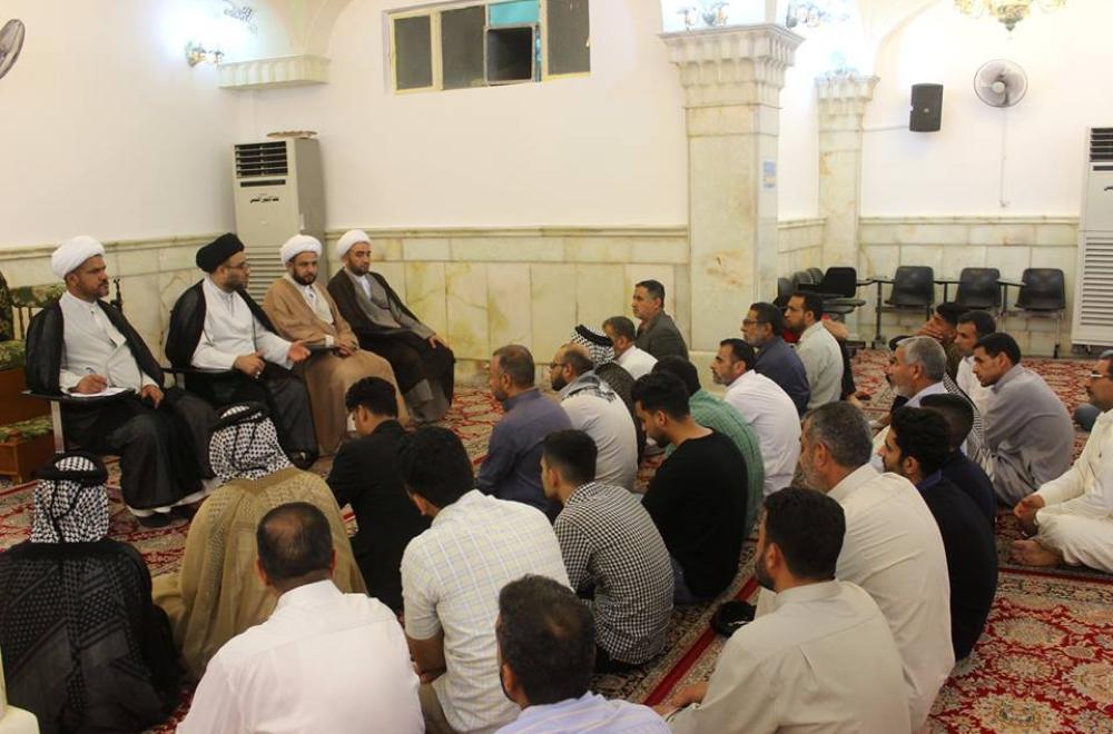 قسم الشؤون الدينية يستضيف طلبة مدرسة الإمام الجواد (عليه السلام) للعلوم الدينية 