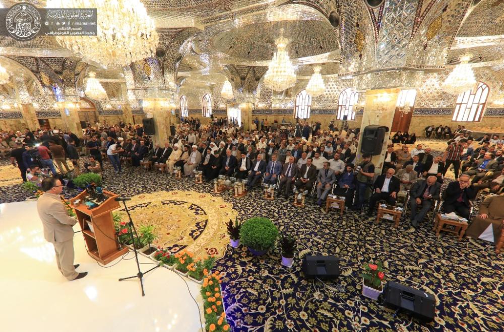 العتبة العلوية تشارك في مهرجان السفير الثقافي السنوي التاسع المقام في مسجد الكوفة المعظم