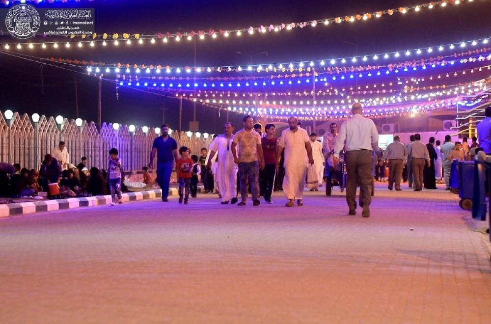 مدينة الإمام الرضا (ع) تستقبل الجموع الغفيرة من الزائرين ضمن خطة متكاملة بمشاركة أكثر من 200 متطوع 