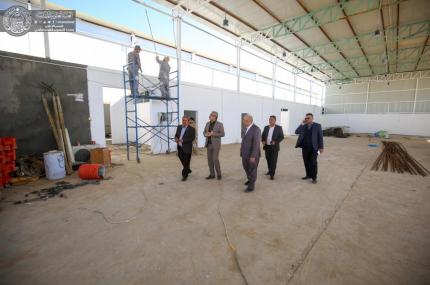 الكوادر الهندسية في العتبة العلوية تعلن عن نسب إنجاز متقدمة مشروع جملونات الورش الكوادر الهندسية في العتبة العلوية تعلن عن نسب إنجاز متقدمة مشروع جملونات الورش