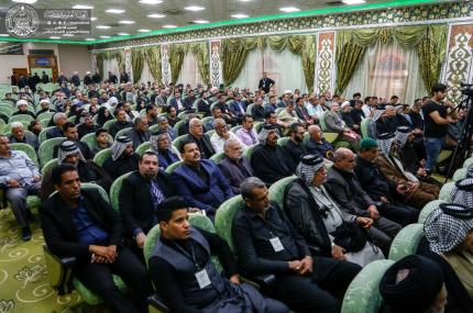 حضور رسمي للعتبة العلوية في أعمال المؤتمر العلمي السنوي الثاني لاستذكار العلامة المقرم كاتب مقتل الامام الحسين (ع)  حضور رسمي للعتبة العلوية في أعمال المؤتمر العلمي السنوي الثاني لاستذكار العلامة المقرم كاتب مقتل الامام الحسين (ع)