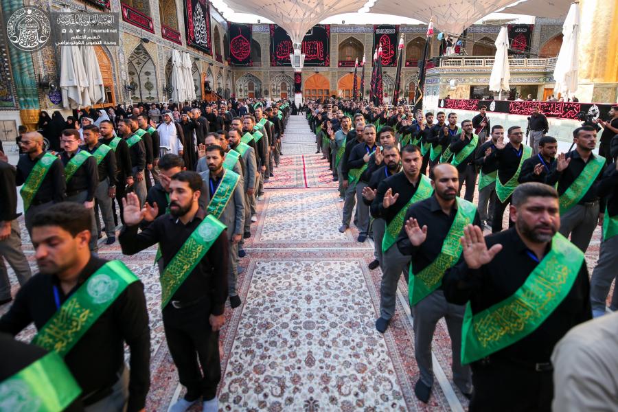 In Pictures… the personnel of the Imam Ali (PBUH) Holy Shrine commemorate the martyrdom of Imam Sajjad Ali ibn al-Hussein