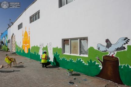 استعدادات مكثفة لافتتاح (جنة الأطفال) دعما لأنشطة البراعم وابتهاجا بالعام الجديد