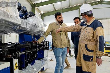 العتبة العلوية تعلن عن اكتمال البنى التحتية لمعمل الصناعات المعدنية
