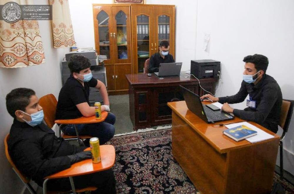 وحدة التعليم القرآني في العتبة العلوية تجري اختباراتٍ دورية لطلبتها من حفاظ القرآن الكريم