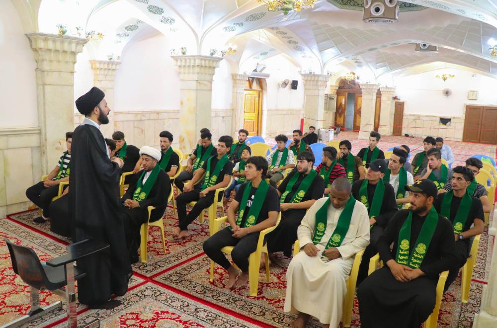 قسم الشؤون الدينية في العتبة العلوية يستضيف وفد محافظة بغداد 
