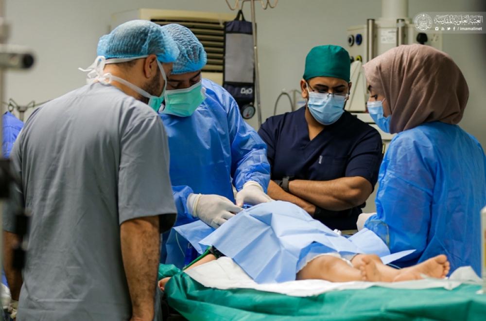 العتبة العلوية ترعى المهمة الثانية لفريق طبي باكستاني متخصص بعمليات القلب المفتوح للأطفال في النجف الأشرف