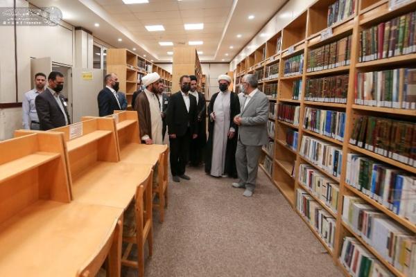 العتبة العلوية المقدسة تفتتح (مكتبة الروضة الحيدرية ) في مقرها الجديد