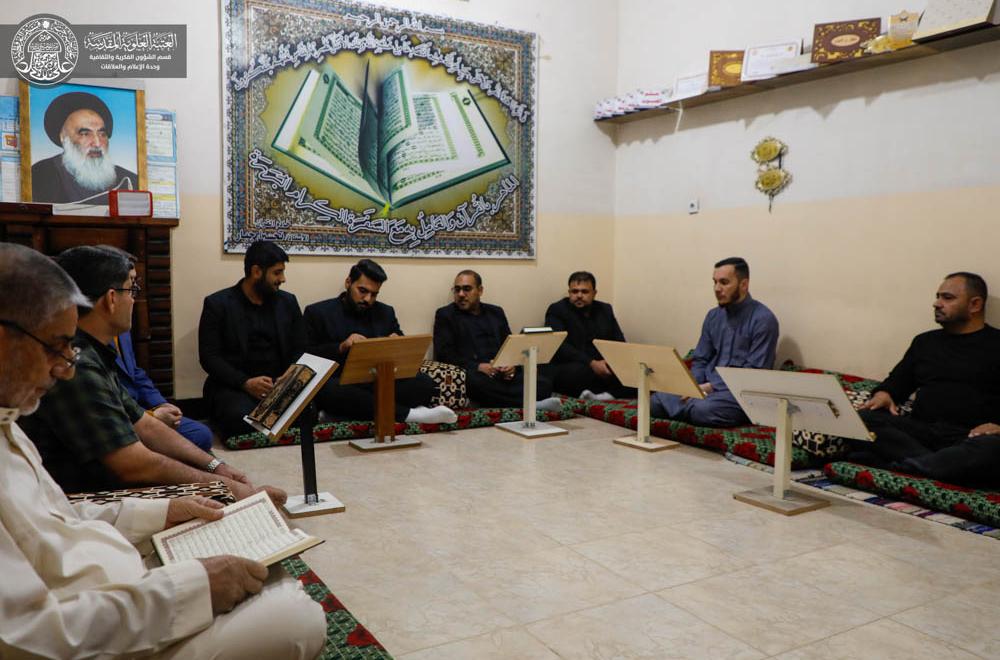 وفد العتبة العلوية المقدسة يزور المؤسسات القرآنية في محافظة كركوك