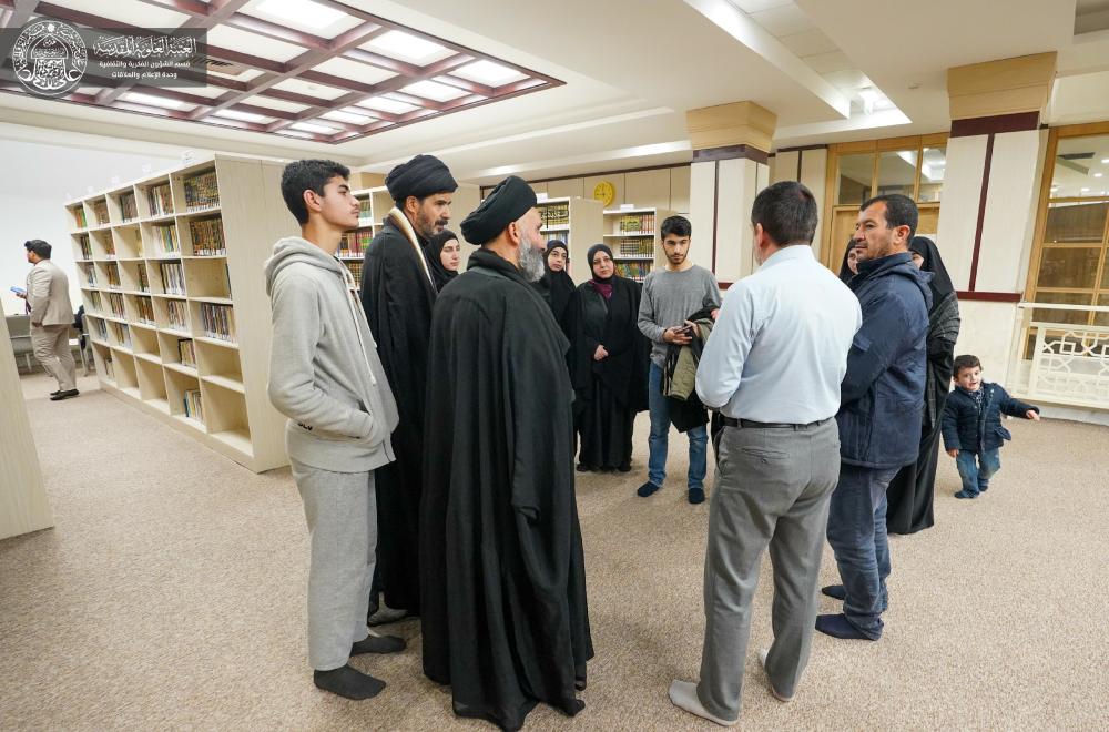 مركز التبليغ القرآني الدولي في العتبة الحسينية المقدسة يزور قسم الشؤون الفكرية والثقافية