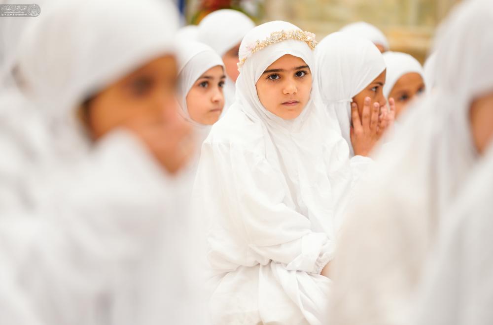 العتبة العلوية المقدسة تحتفي بالبالغات سن التكليف من مدارس محافظة النجف الأشرف