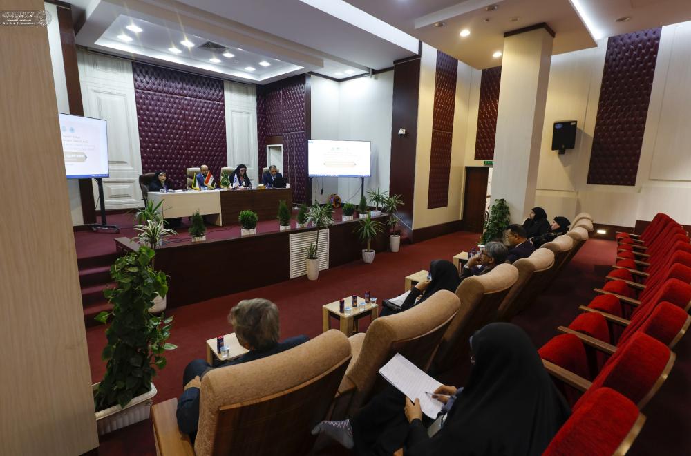 العتبة العلوية المقدسة تحتضن الجلسات البحثية لمؤتمر اللغة العربية الدولي
