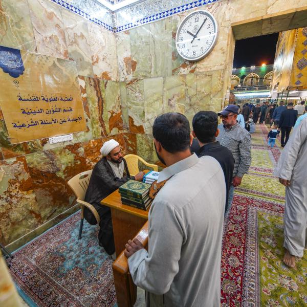 قسم الشؤون الدينية يبدأ بتنفيذ برامجه لخدمة الزائرين في شهر رمضان المبارك