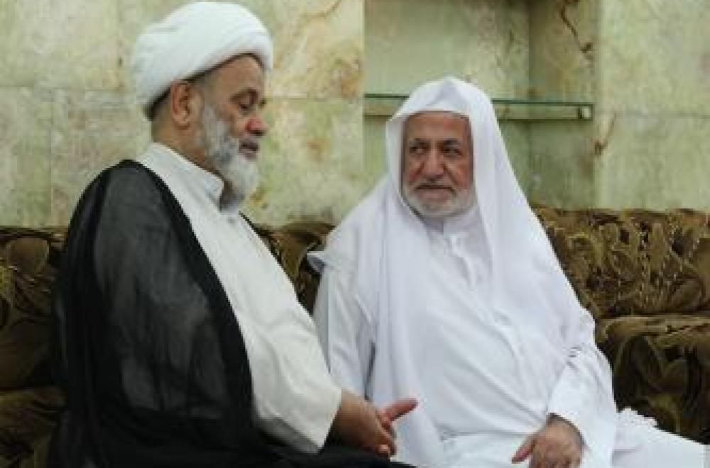 رئيس ديوان الوقف الشيعي يبحث مع الأمين العام للعتبة العلوية المقدسة مراحل انجاز مشاريع البنى التحتية القائمة في العتبة العلوية المقدسة