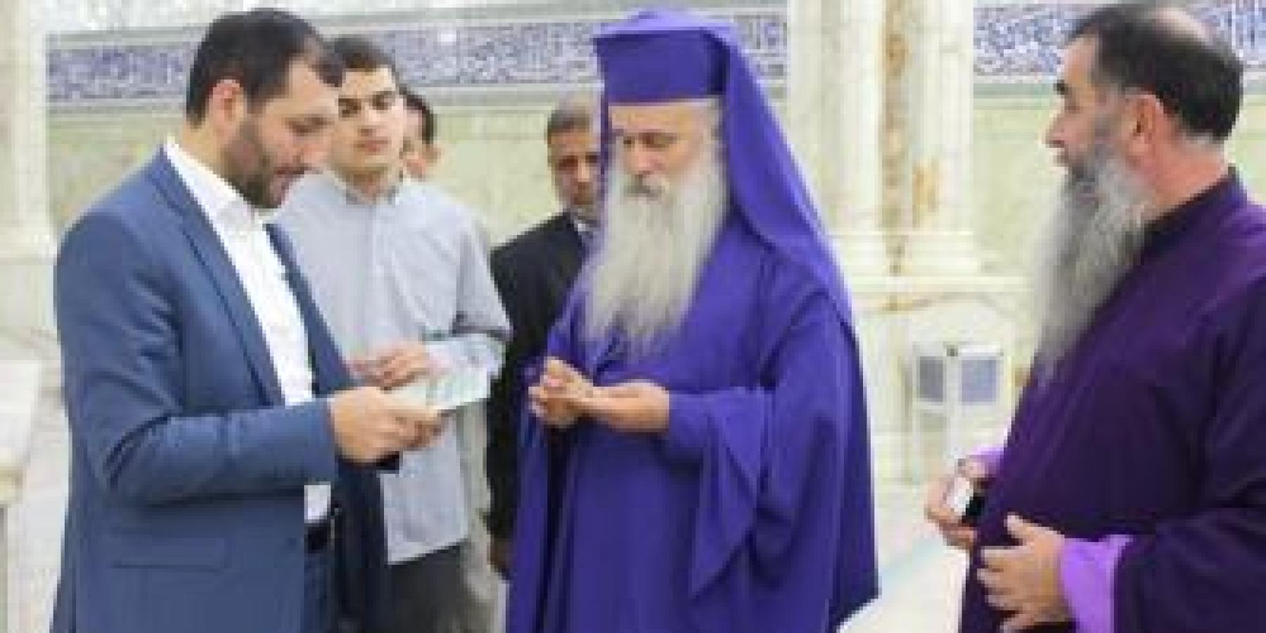 الوفد الأوكراني يصل الى العتبة العلوية المقدسة للمشاركة بمهرجان الغدير العالمي الثاني