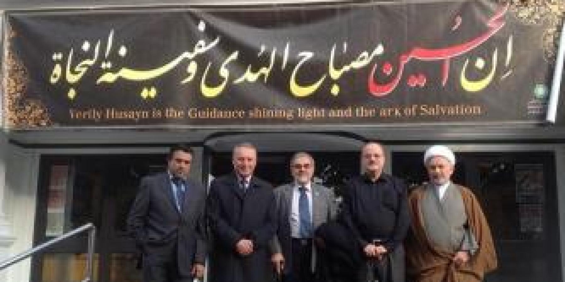 نائب الأمين العام للعتبة العلوية المقدسة والوفد المرافق له يقومان بجولة في المؤسسات والمراكز الاسلامية في لندن