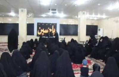 العتبة العلوية المقدسة تحتضن مجالس العزاء الحسيني النسوية طيلة أيام شهر محرم الحرام