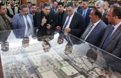 وزيرا الكهرباء العراقي والطاقة الايراني يؤكدان دعمهما الكامل لمشاريع التوسعة في العتبة العلوية المقدسة
