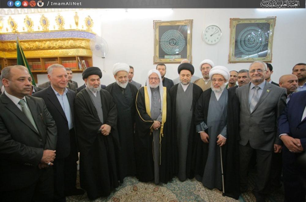 الامانة العامة للعتبة العلوية المقدسة ترعى مراسم نقل المهام الرسمية لرئاسة ديوان الوقف الشيعي