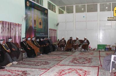 لجنة الإرشاد والتعبئة للدفاع عن عراق المقدسات تستقبل شيوخ و وجهاء منطقة اللطيفية