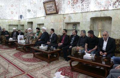 الامين العام للعتبة العلوية المقدسة يستقبل وفد علماء ووجهاء عدد من المحافظات السورية 