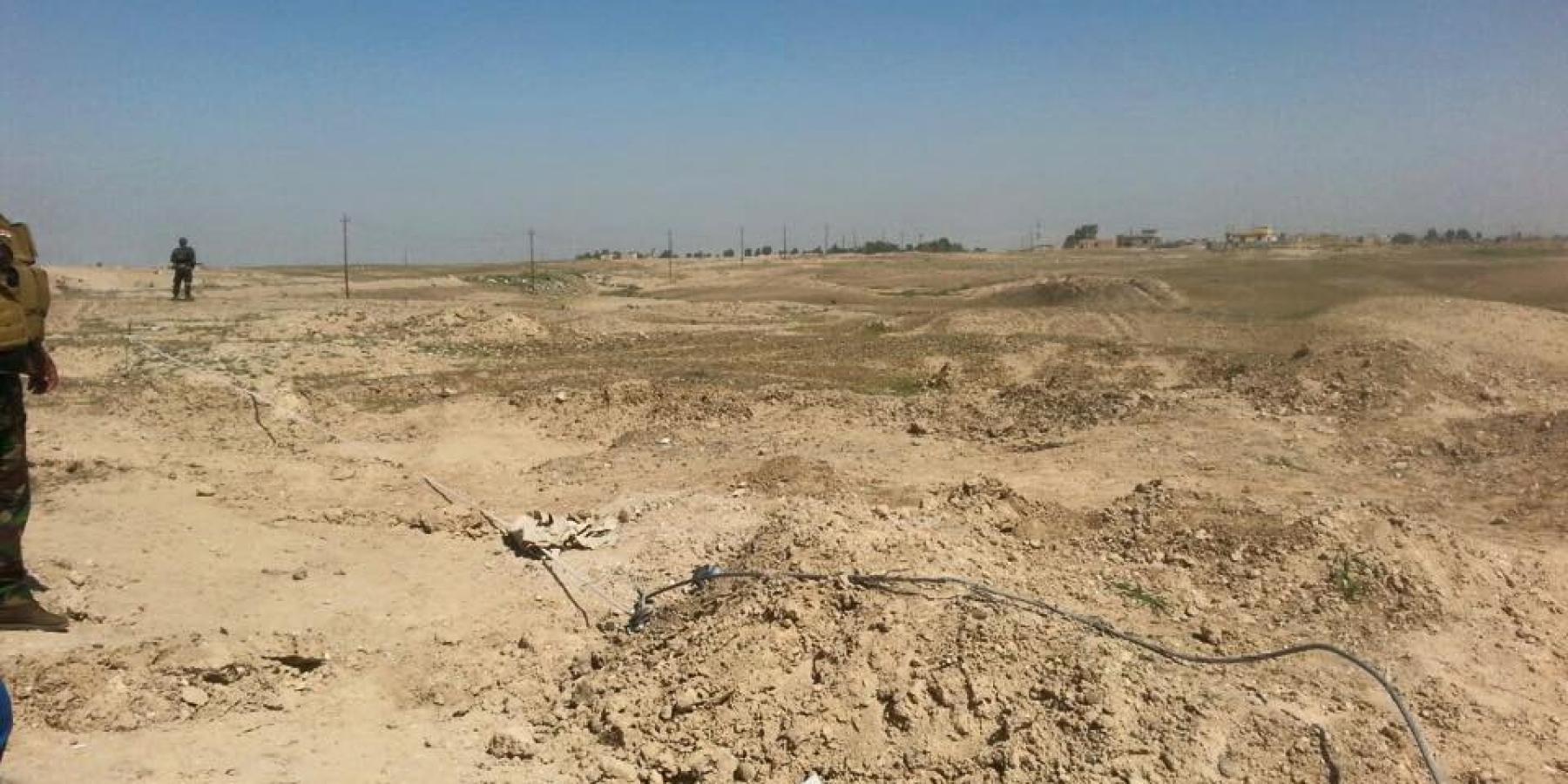 فرقة الامام علي القتالية  تعثر على  مقابر جماعية لشهداء مجزرة سبايكر بين ضفتي نهر دجلة