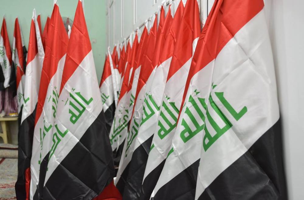 لجنة الإرشاد والتعبئة للدفاع عن عراق المقدسات تُطلق حملة كُبرى لتوزيع الأعلام العراقية على قَطَعات المجاهدين