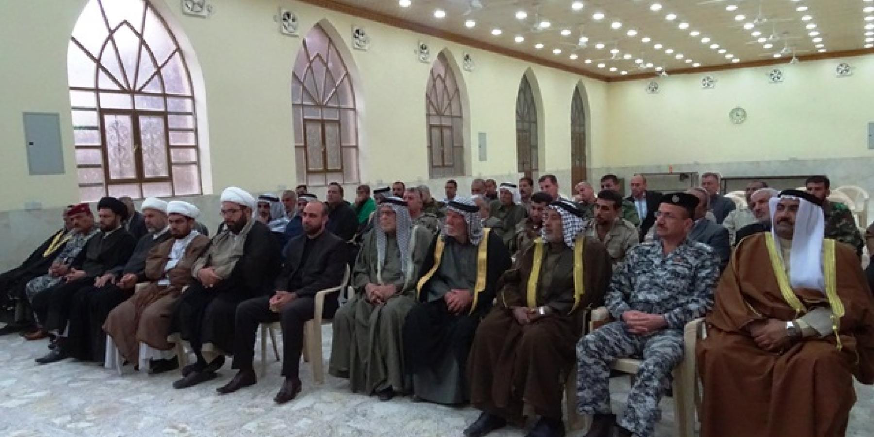 لجنة الإرشاد والتعبئة للدفاع عن عراق المقدسات تفتتح مقراً لها في قضاء الدجيل