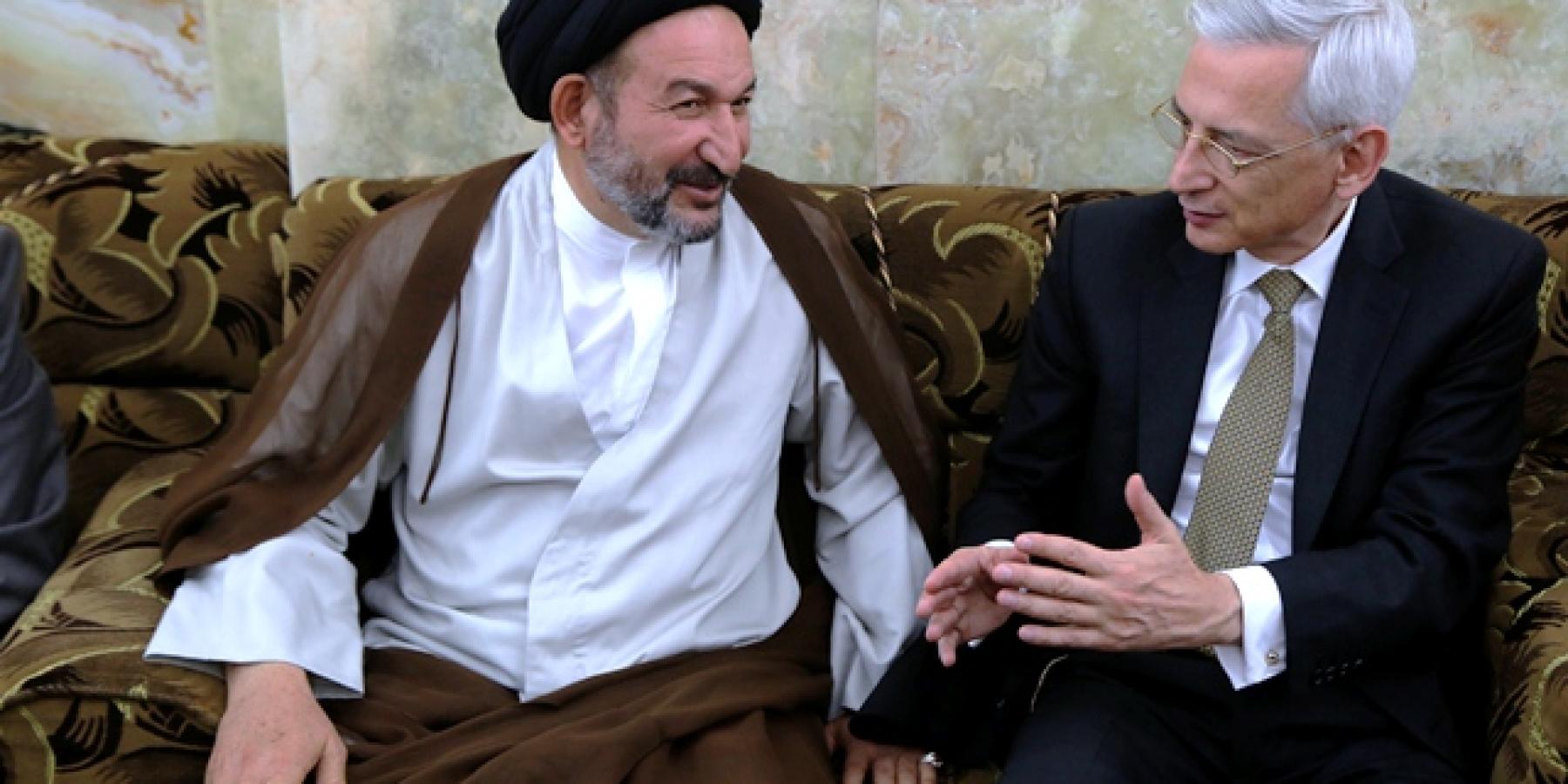 السفير الفرنسي الجديد في العراق يزور العتبة العلوية المقدسة