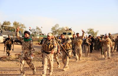 فرقة الامام علي ( عليه السلام) القتالية تساهم في صنع الانتصارات  وتحرير الاراضي في المعارك المستمرة ضد تنظيم داعش الارهابي