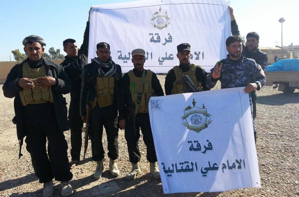 فرقة الامام علي القتالية تشارك في صد هجوم من قبل تنظيم/داعش/ الارهابي في منطقة بيجي وتكبده خسائر فادحة